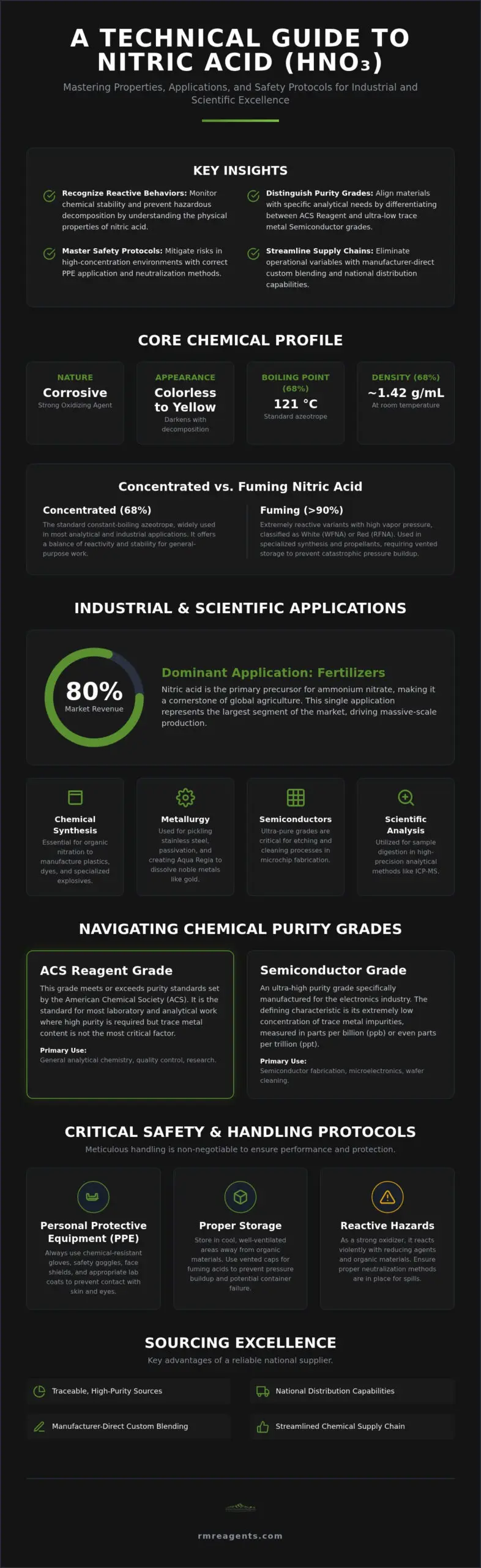 Nitric Acid: A Comprehensive Guide to Properties, Grades, and Safety