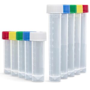 Test Tube With Attached White Screw Cap